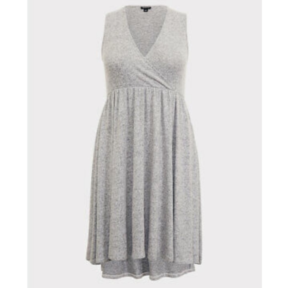 Torrid Super Soft Surplice Skater Dress (14/16)